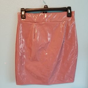 Brand new latex like skirt